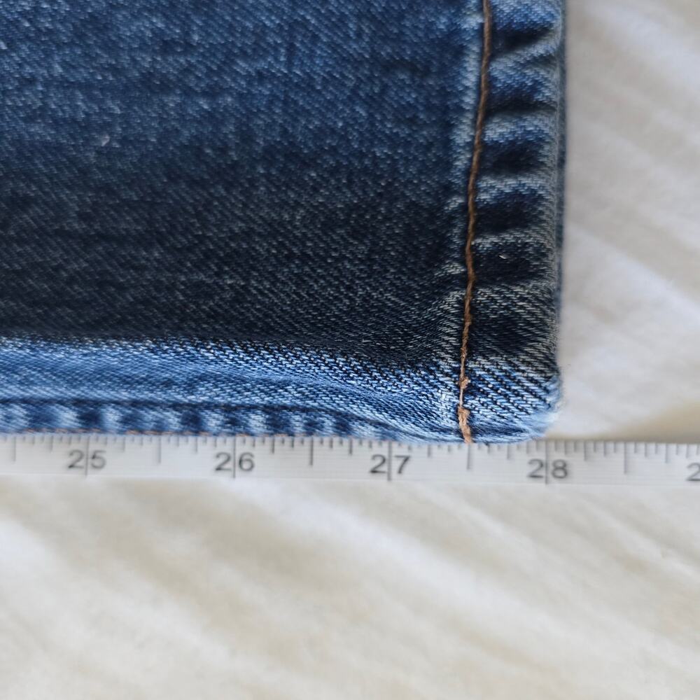 Reformation Julia High-rise Cigarette Slim Fit Ankle Jeans Baltic Blue Size 25 - Picture 9 of 9